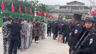 缅甸佤邦康邦，又将一批电信网络诈骗犯移交中方，据说有大佬级别的...